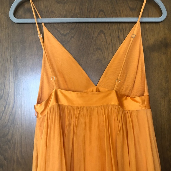 banana republic orange crush silk dress - Picture 7 of 7